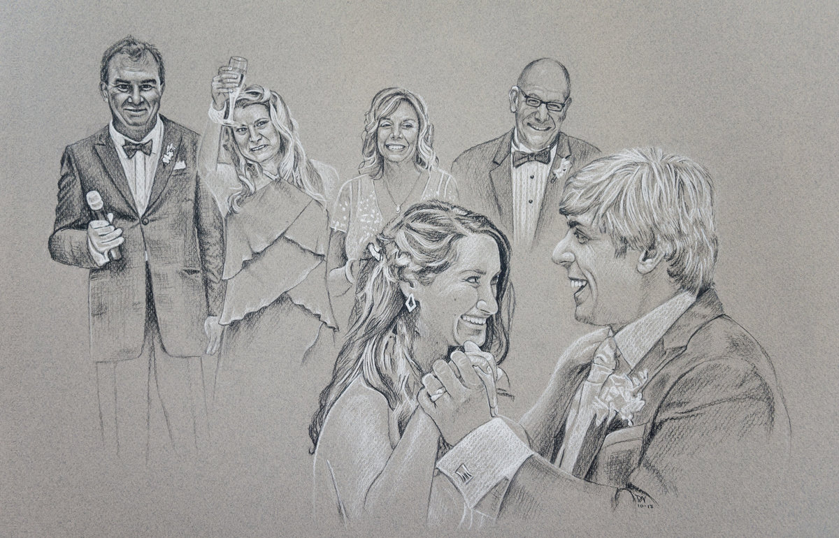 2013-11 Megan + Brian's Wedding Drawing Reproduction Jpeg 4014-2