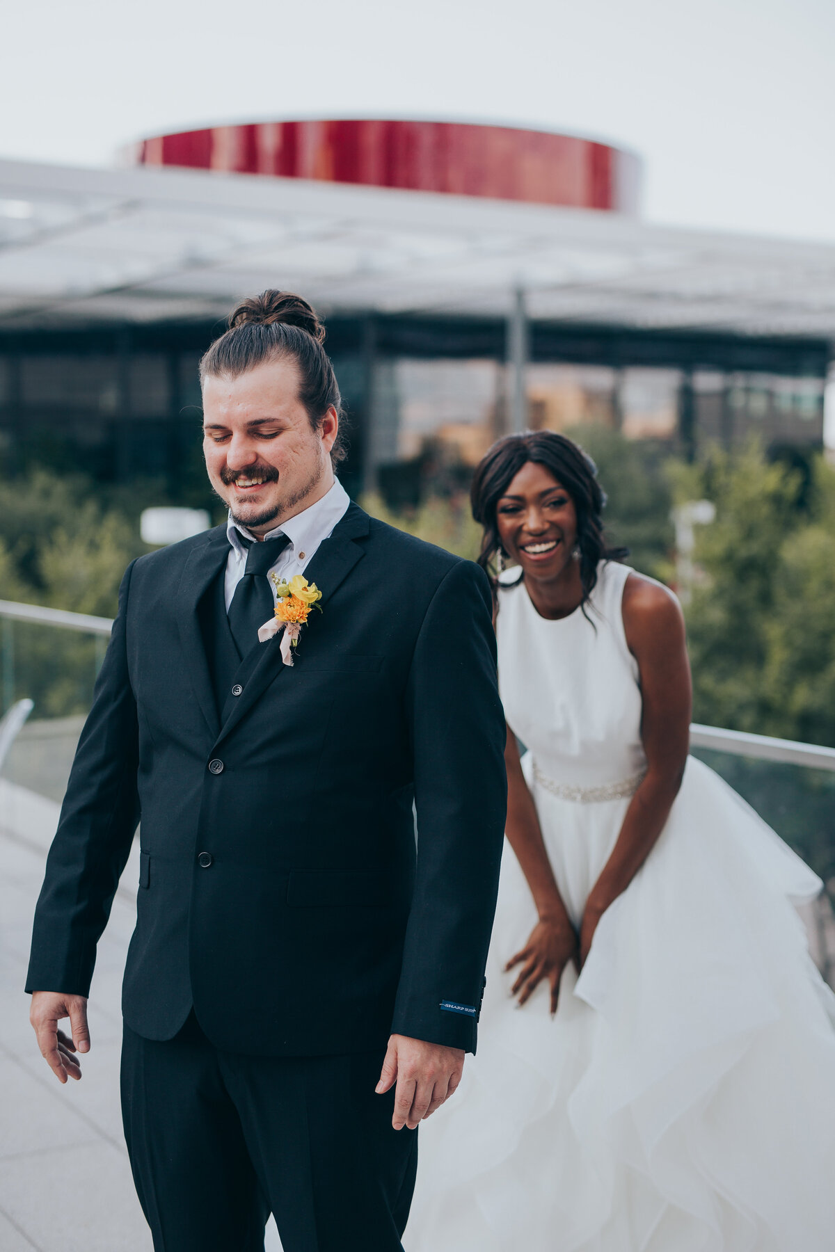 The Artisan Downtown Dallas Nimbus Events Bride Groom First Look