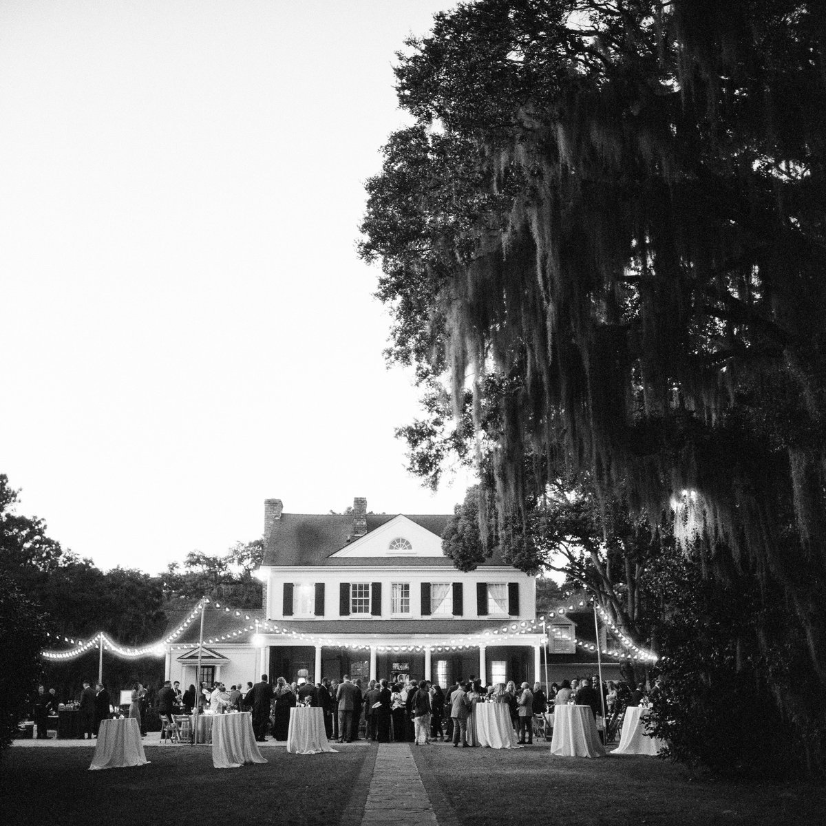 Wedding reception at Legare Waring House in Charleston.