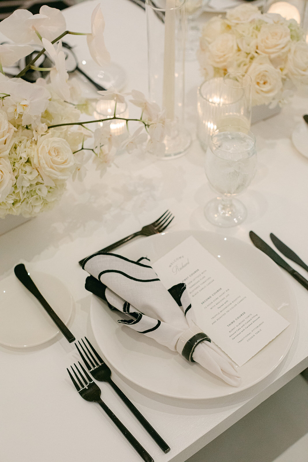 Chic outdoor wedding ceremony at Nemacolin resort in Pennsylvania