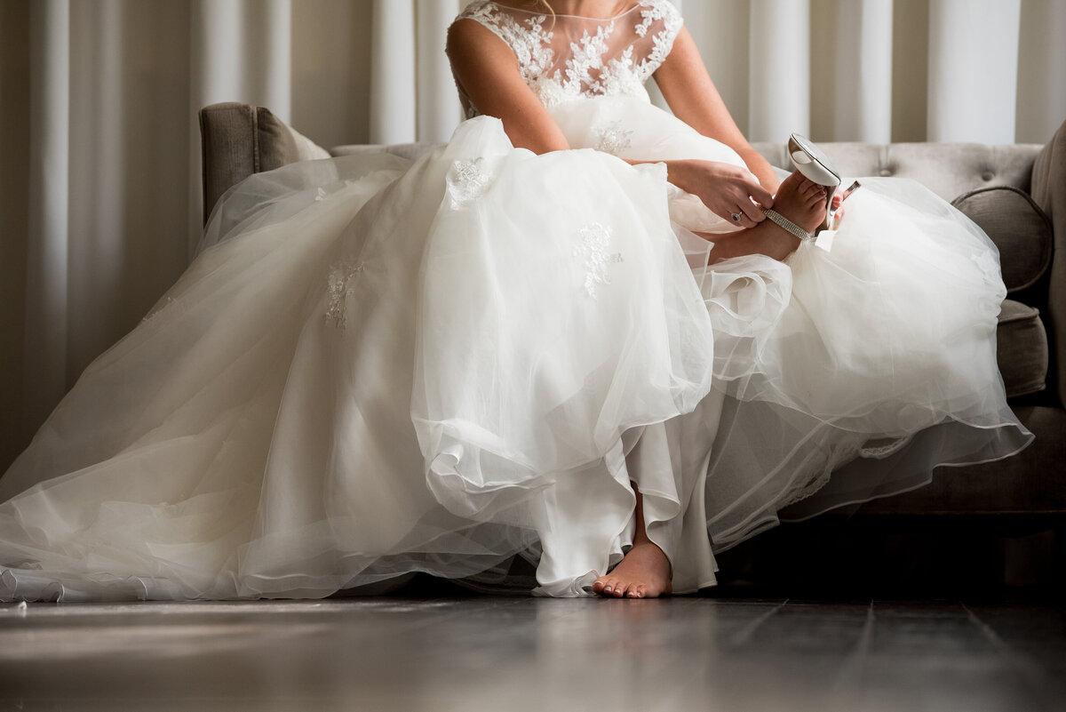 Ballroom at Ellis Preserve Wedding Photography bride