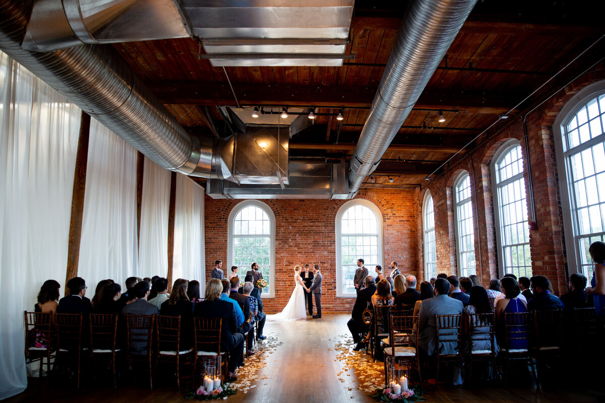 The Cotton Room wedding in Durham, NC