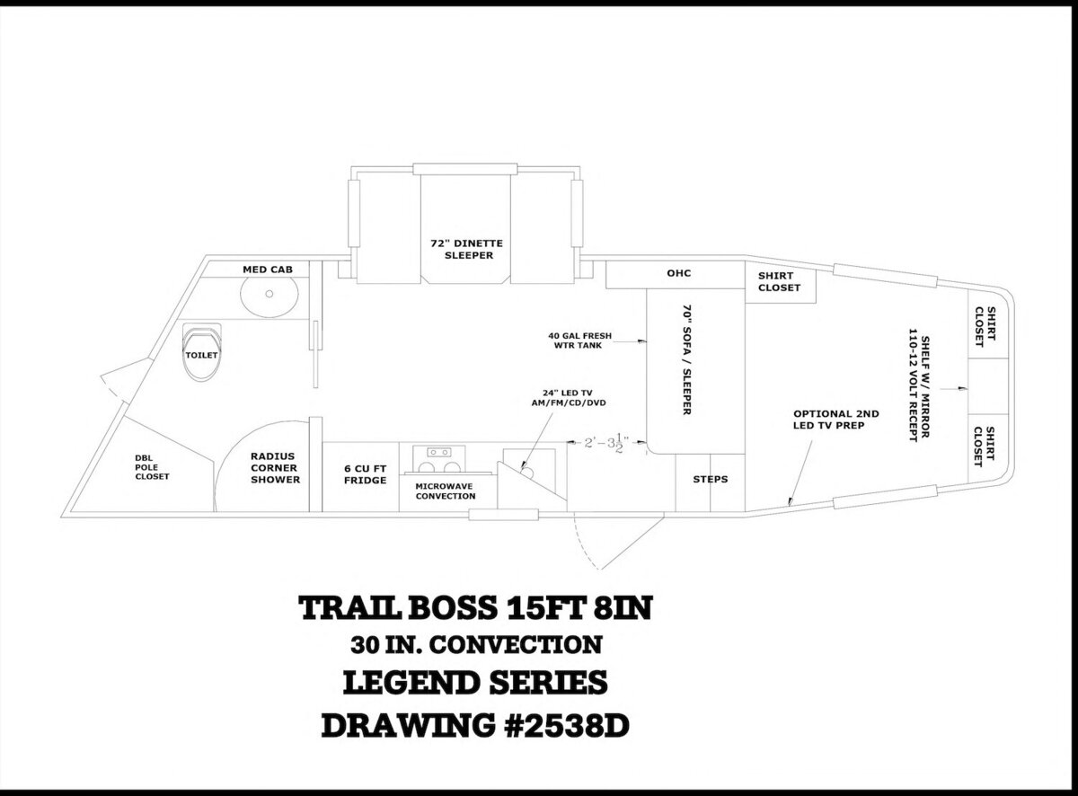 15FT 8IN 2538D 30IN CONVECTION