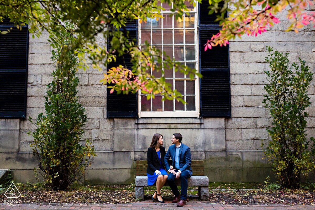 Portland Maine Engagement Session downtown