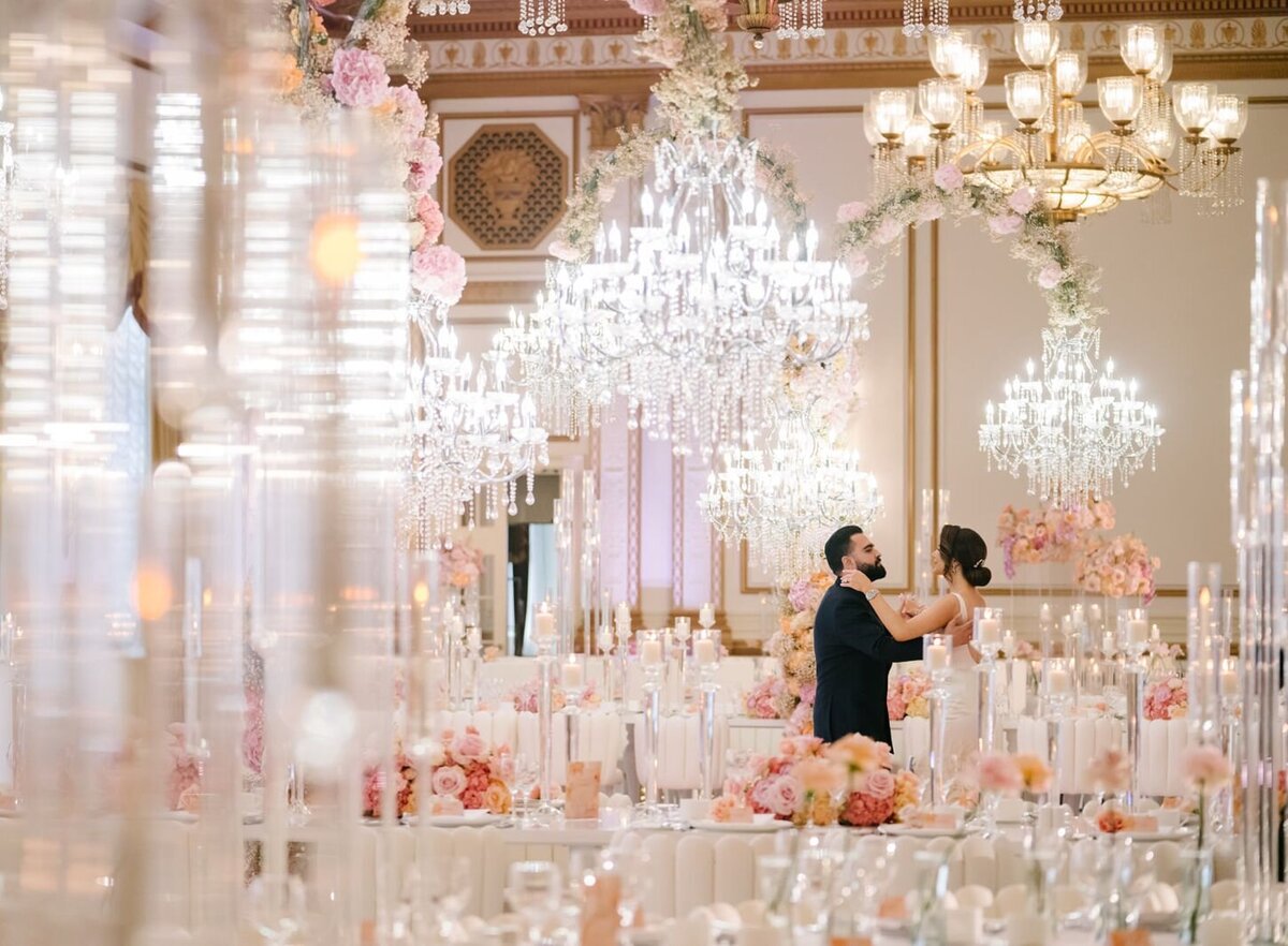 luxury-wedding-reception-pink-floral-crystal-chandelier-022