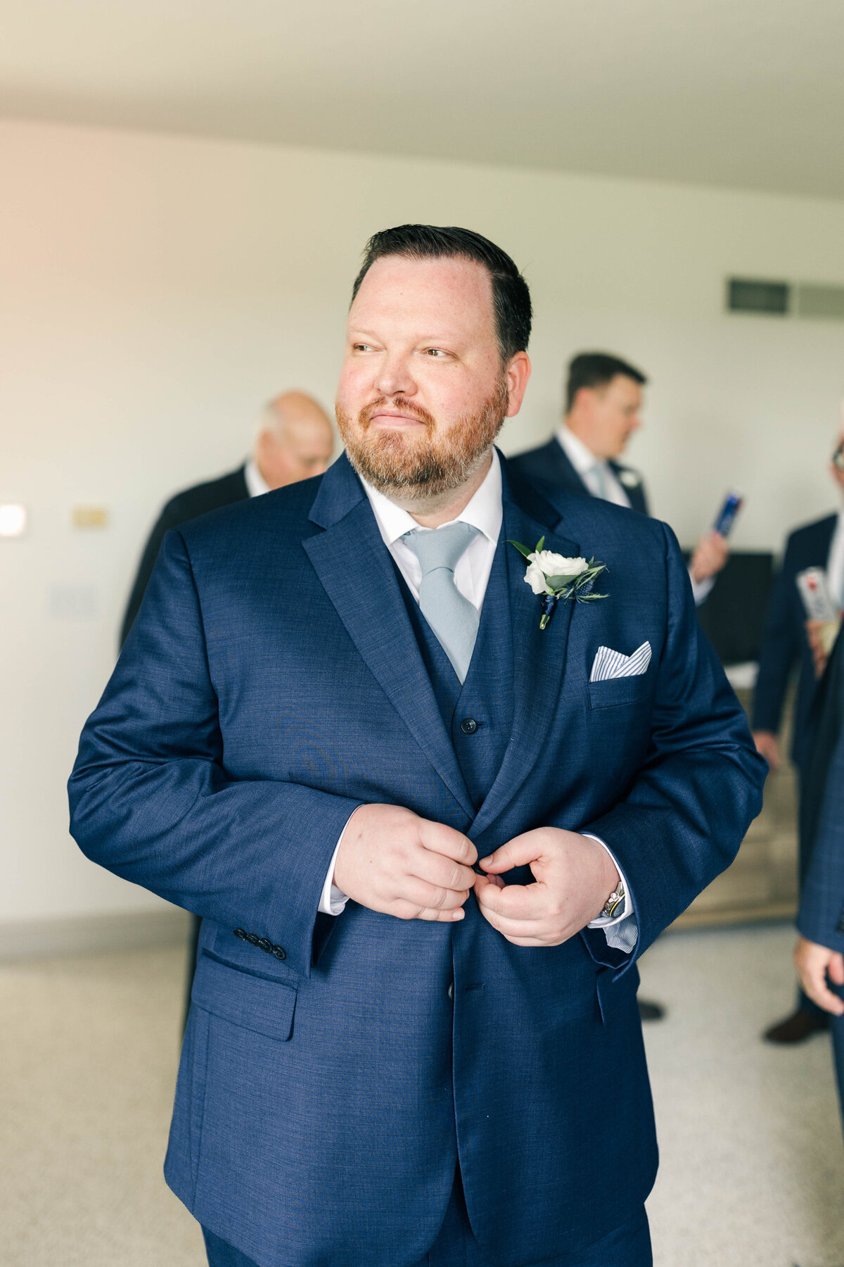 Lauren & John_Wedding_Groom Getting Ready-1067