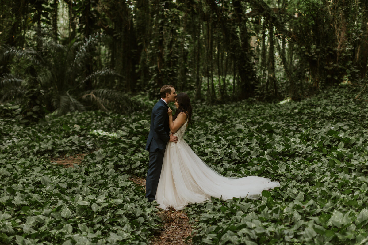 Jungle Elopement Wedding in Maui