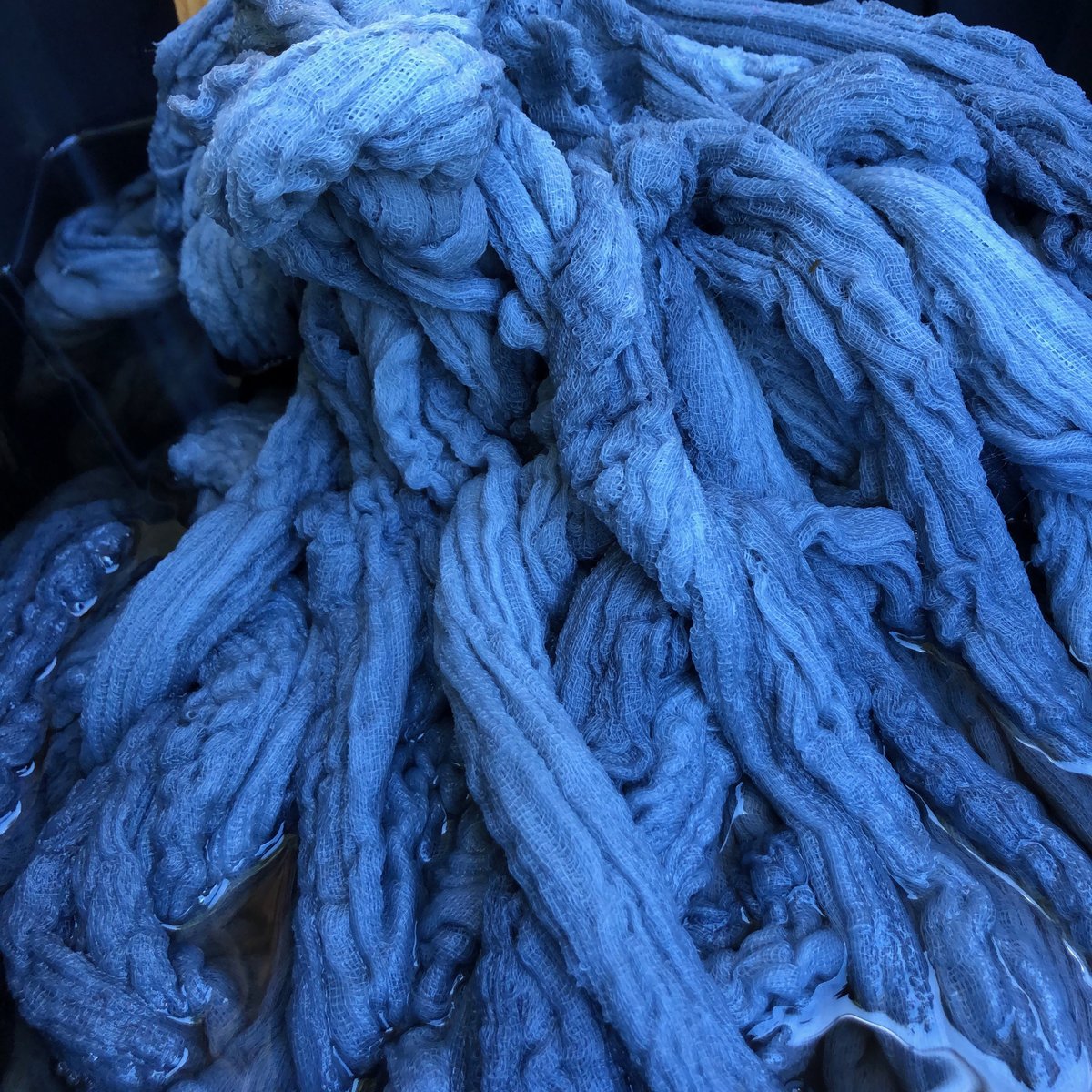 dyed cheesecloth