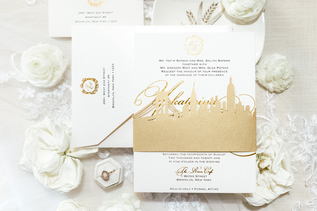 wedding stationery custom invitation suite plume and stone 28