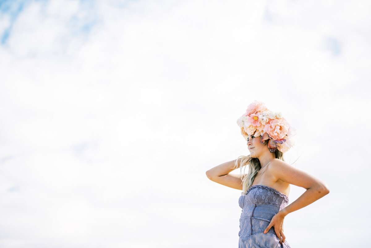 Floral Headpiece - Kristen Kay Photography - MyloFleur Florist-3279