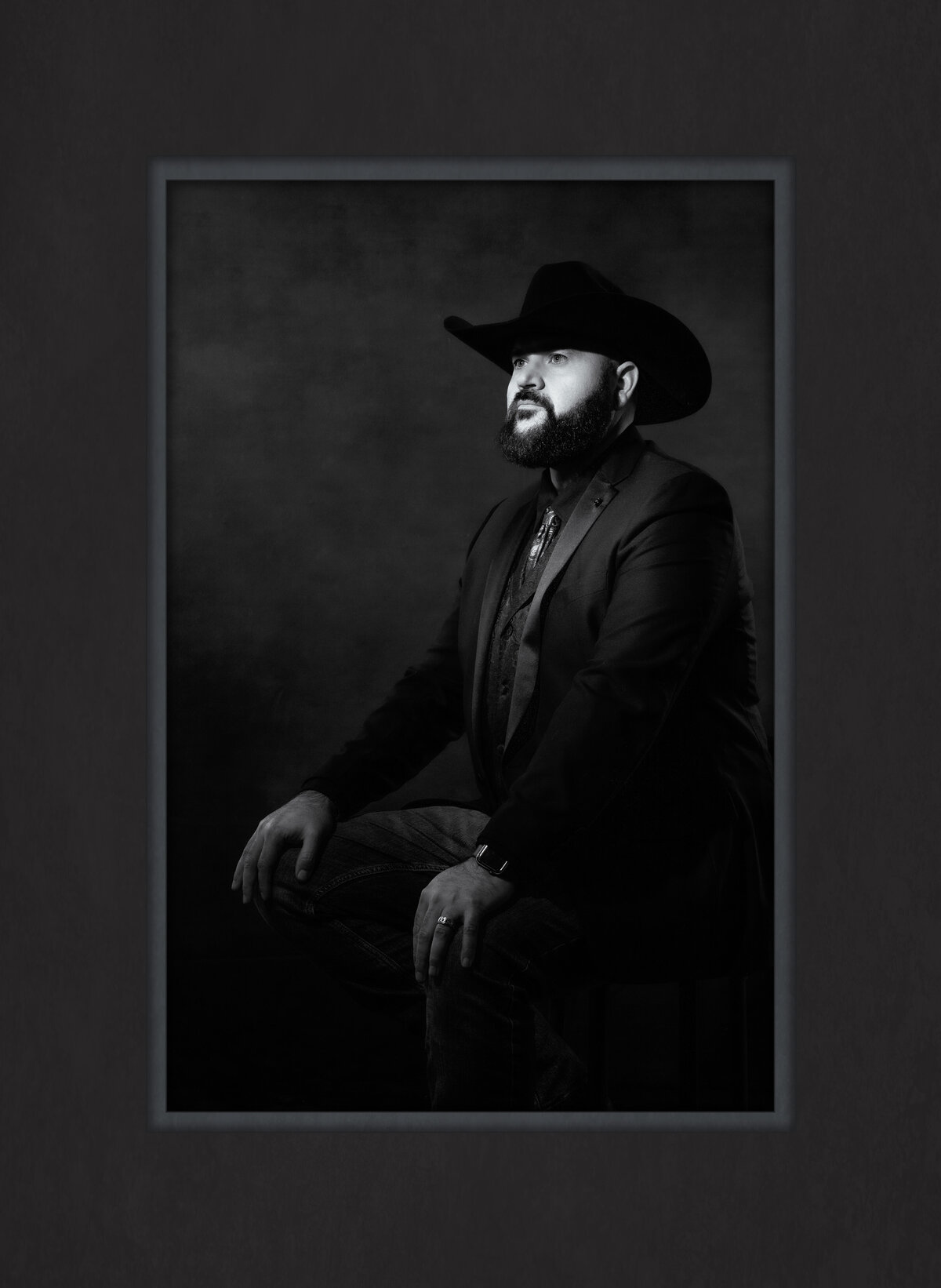 Steve BW CowboyHat