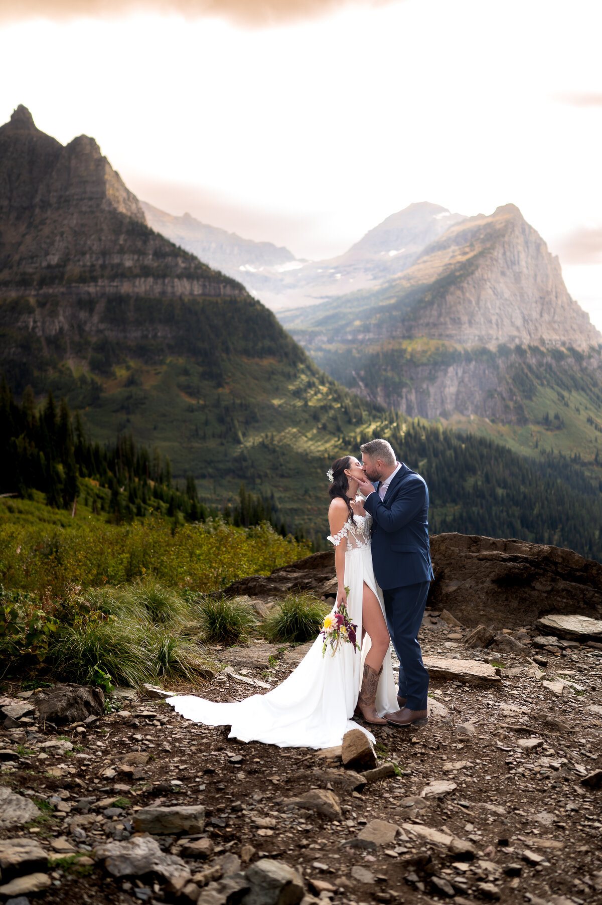 Glacier National Park Montana Elopement and Wedding Photographer