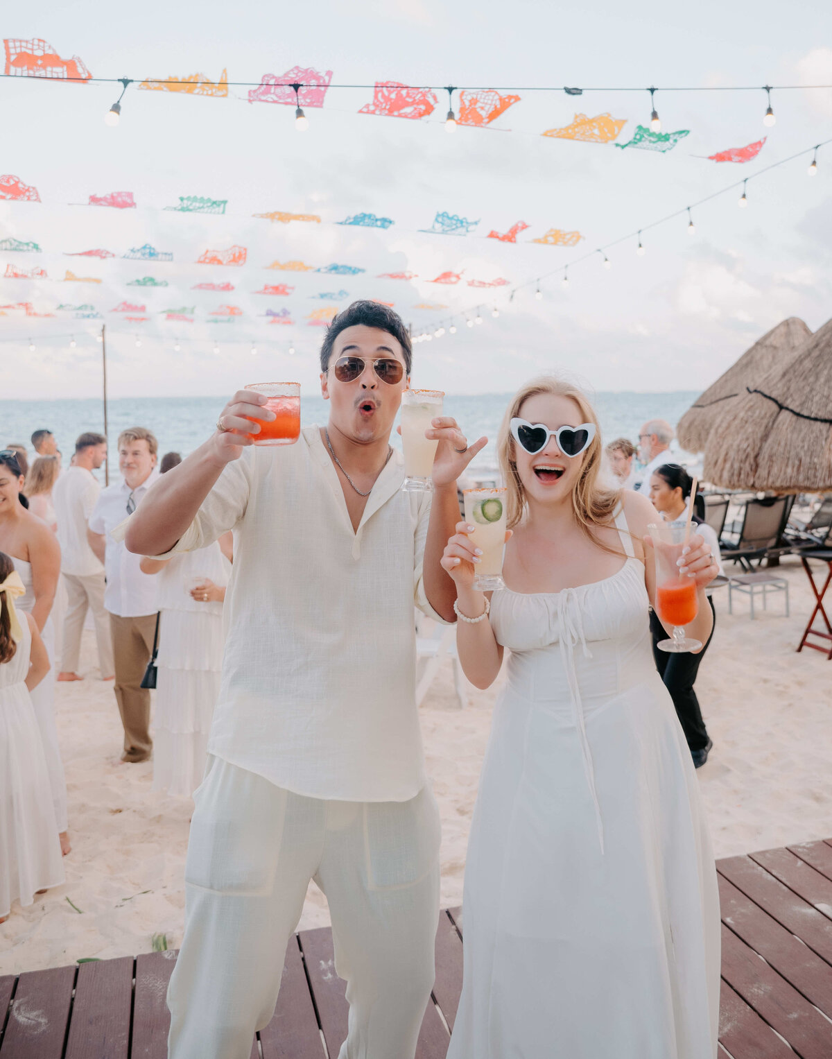 Dreams Riveria Maya Wedding - Bruich Wedding - WELCOME PARTY - Kyrsten Ashlay Photography-52