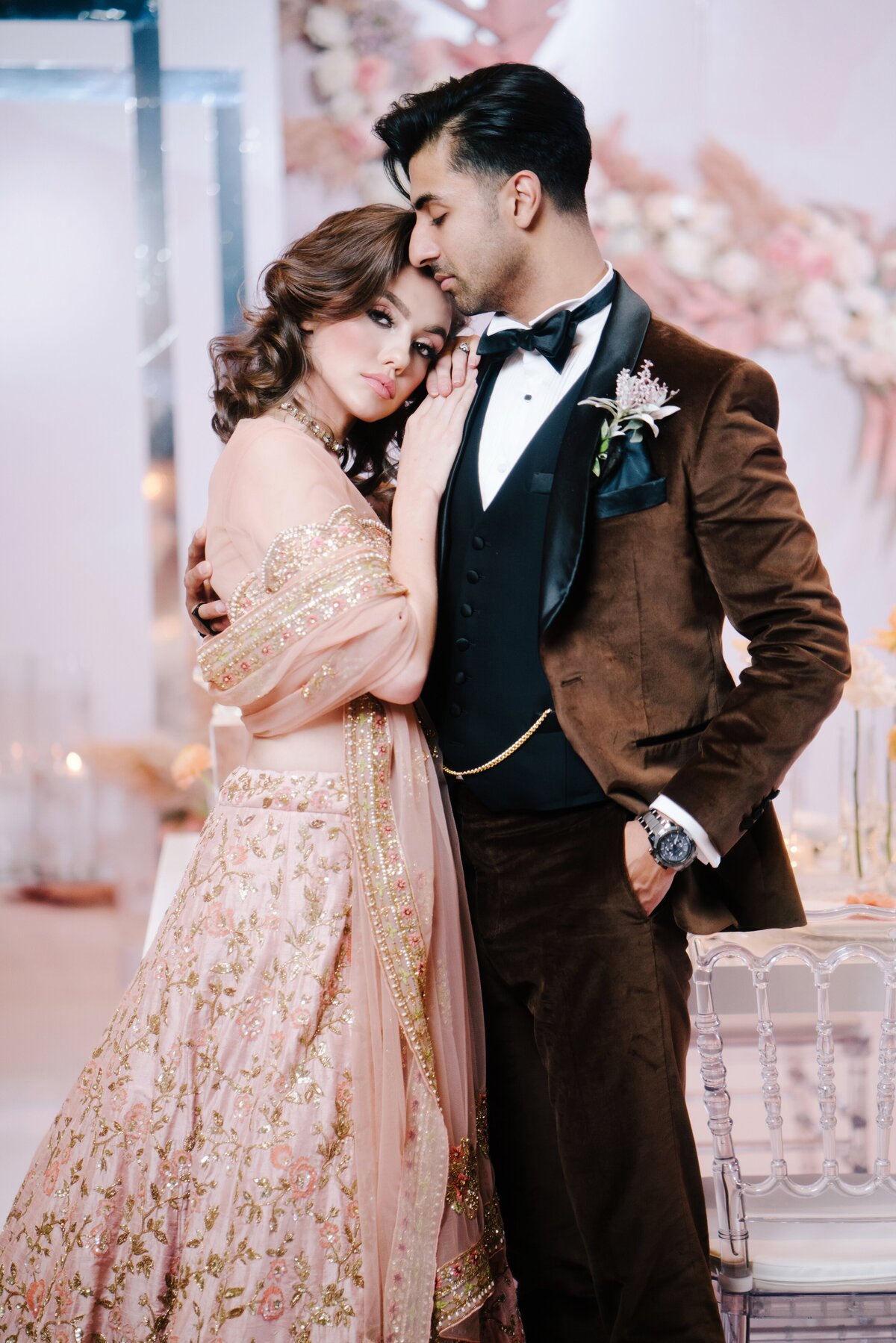 crystal-peach-blush-pink-bride-groom-indian-wedding-reception-21