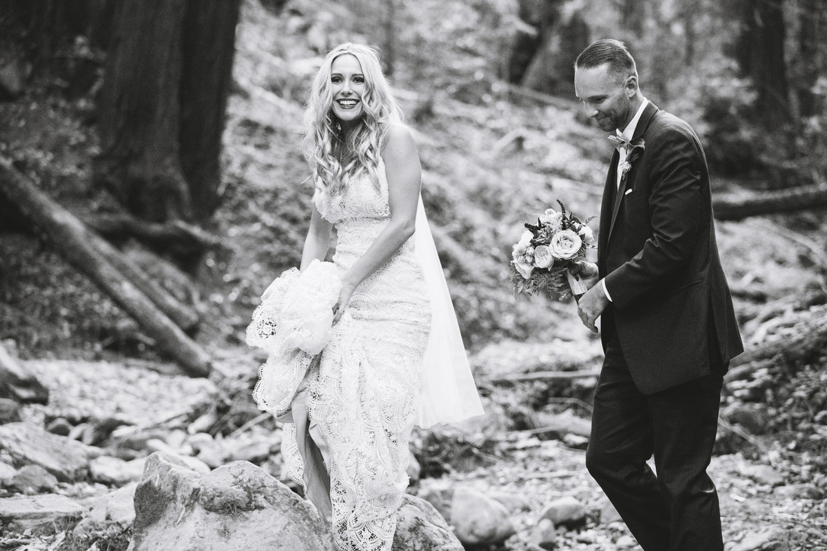 black and white wedding photos Lake Tahoe wedding photographers