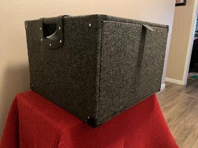 Simple Carpet Covered Case a 