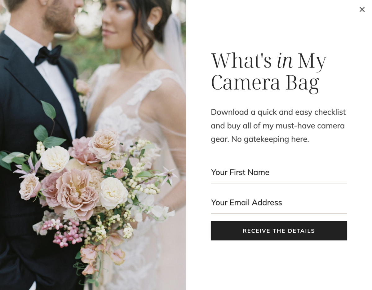 Branded Flodesk email templates for photographers and creatives, including newsletters and opt-in forms to enhance your email marketing strategy.