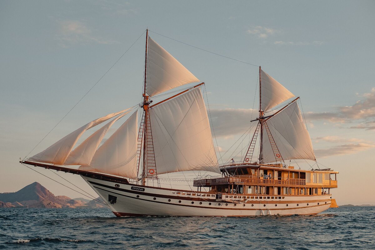 Unparalleled Elegance on Prana luxurious and refined yacht experience in the breathtaking Indonesian archipelago.