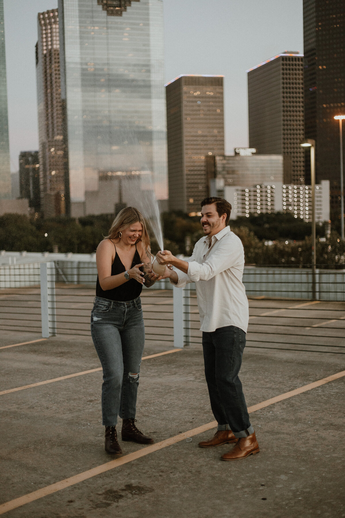 Romantic Engagement Shoot - Buffalo Bayou Park, Houston Texas-122