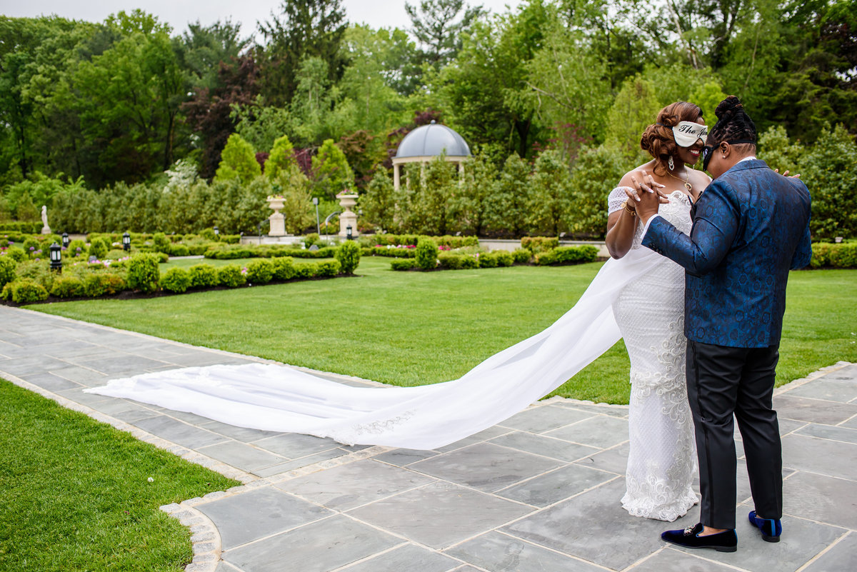 Viral NJ Wedding Bridesmaids in Tuxedos Same Sex 10