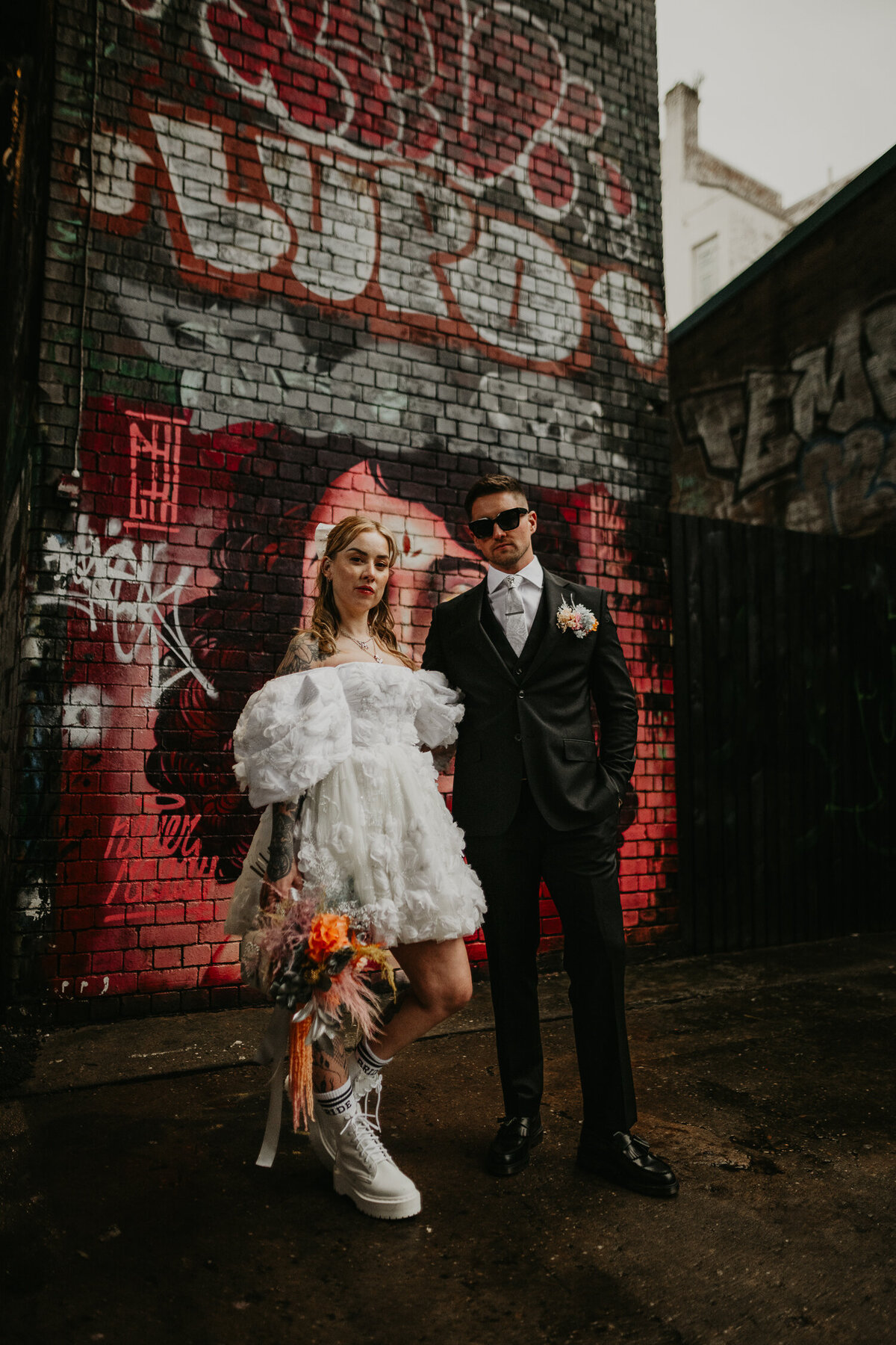 Vegas style wedding in Birmingham's Custard Factory.