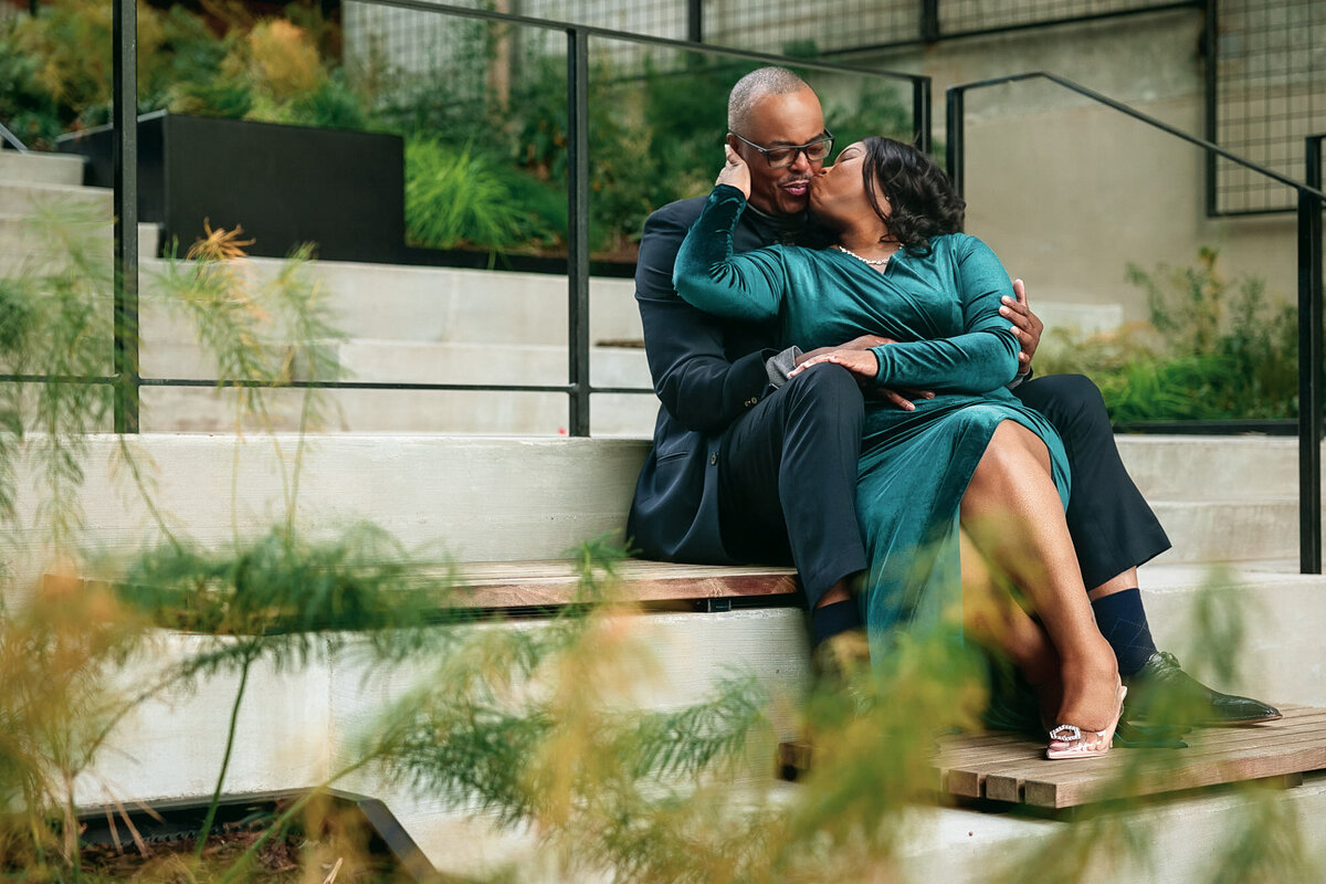 formal Atlanta engagement session at Atlanta, captured in true-to-color photography