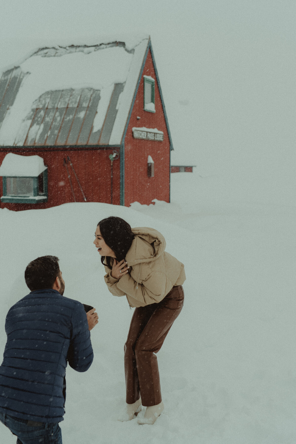 sweet alaska proposal photos