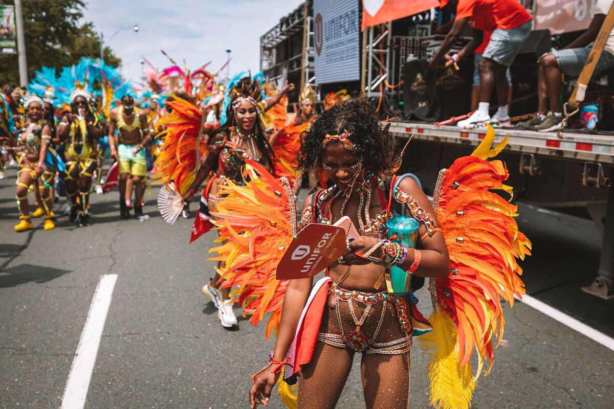 Photos of Masqueraders from Toronto Carnival 2023 - Sunlime Mas Band - Medium Band of The Year 2023-100