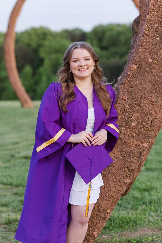 High School Cap & Gown Photography Raleigh NC-7