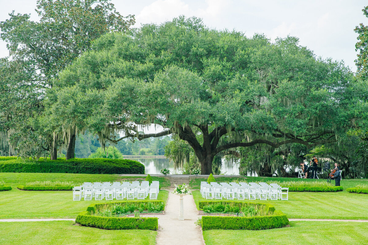 ceremony site at middleton place