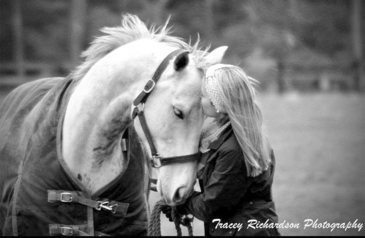 Eliza and horse