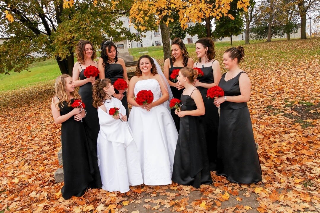 Wedding-Bride-and-Bridesmaids-Fall