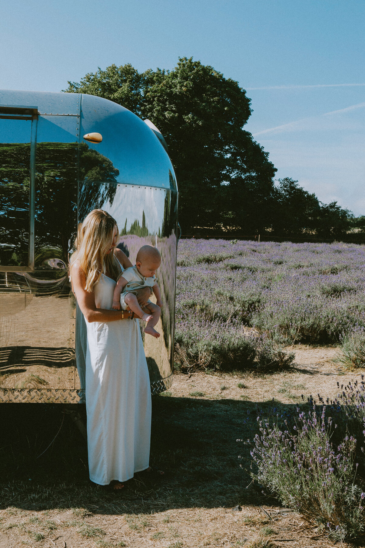 The beautiful sights of Bansted Lavender fields make the perfect backdrop for family photos