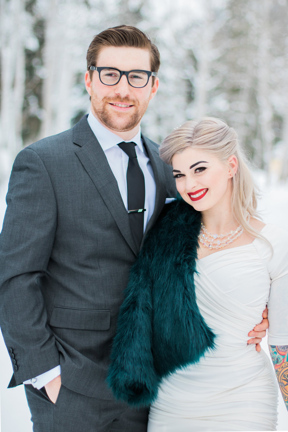 winter elopement