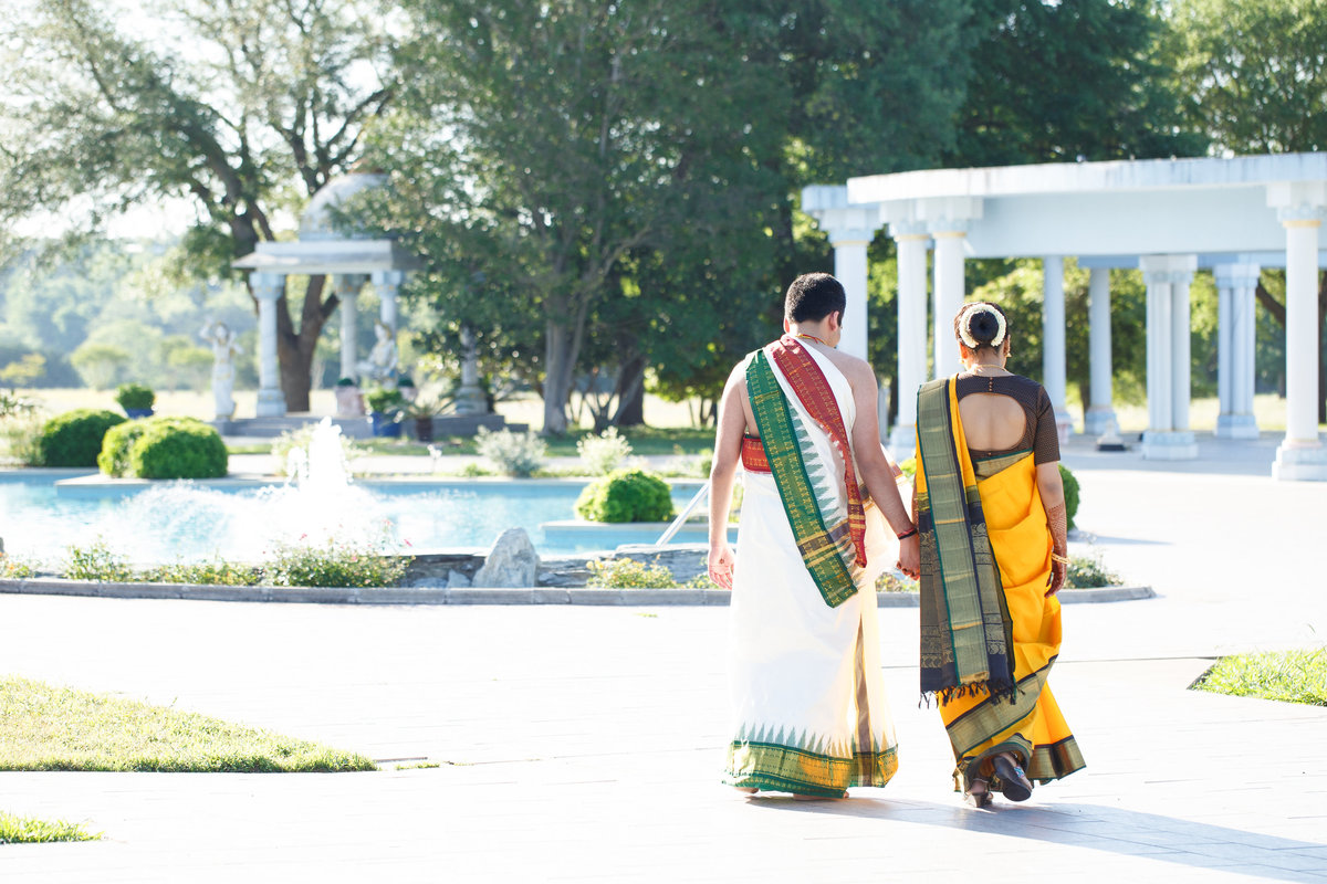 indian wedding photographer bride groom hindu temple architecture austin tx