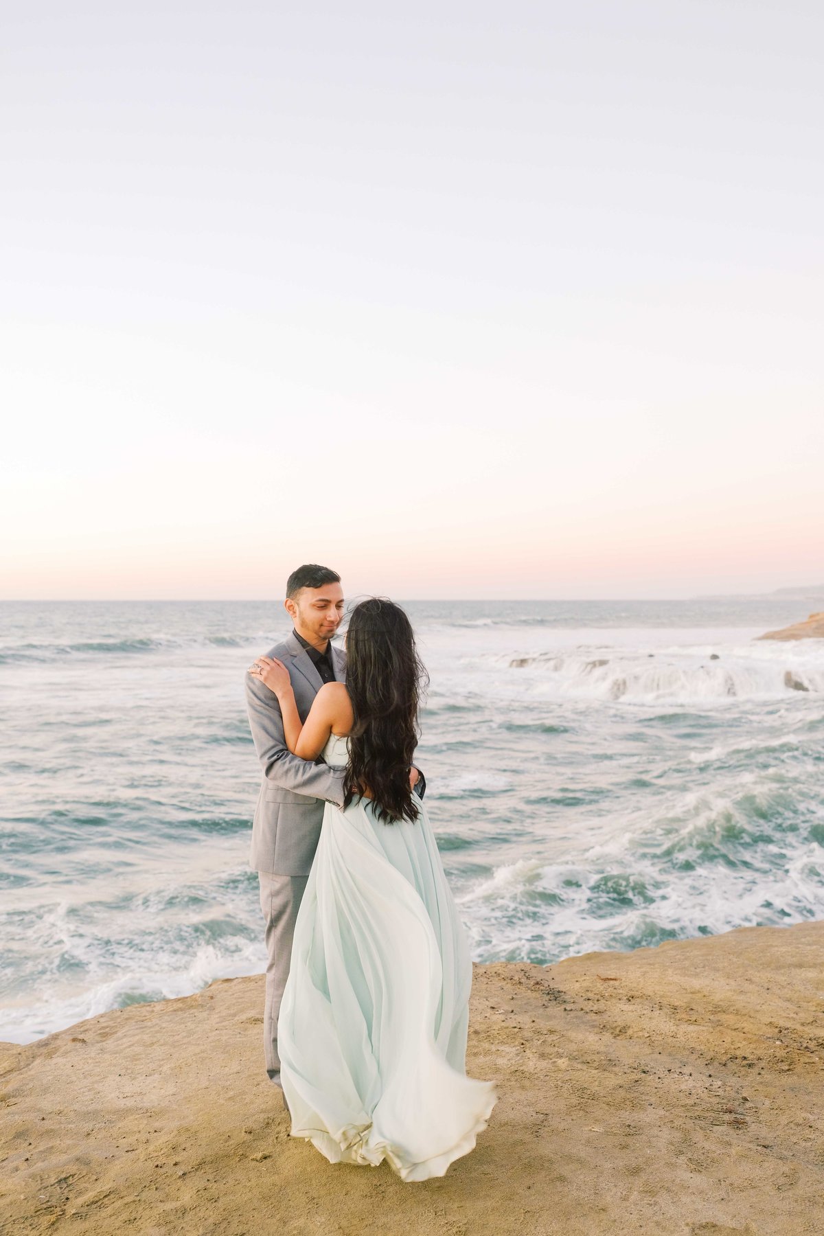 Babsie-Ly-Photography-San-Diego-Proposal-Engagement-Sunset-Cliffs-Indian-Couple-Dog-Surprise-006