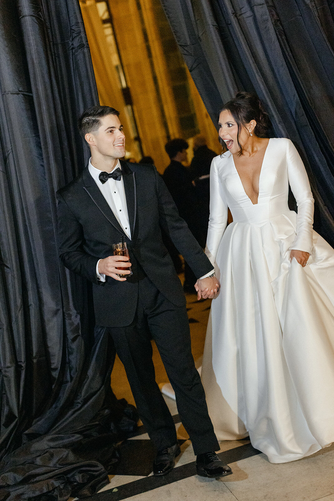 Romantic wedding reception at The Pennsylvanian, iconic Pittsburgh wedding venue