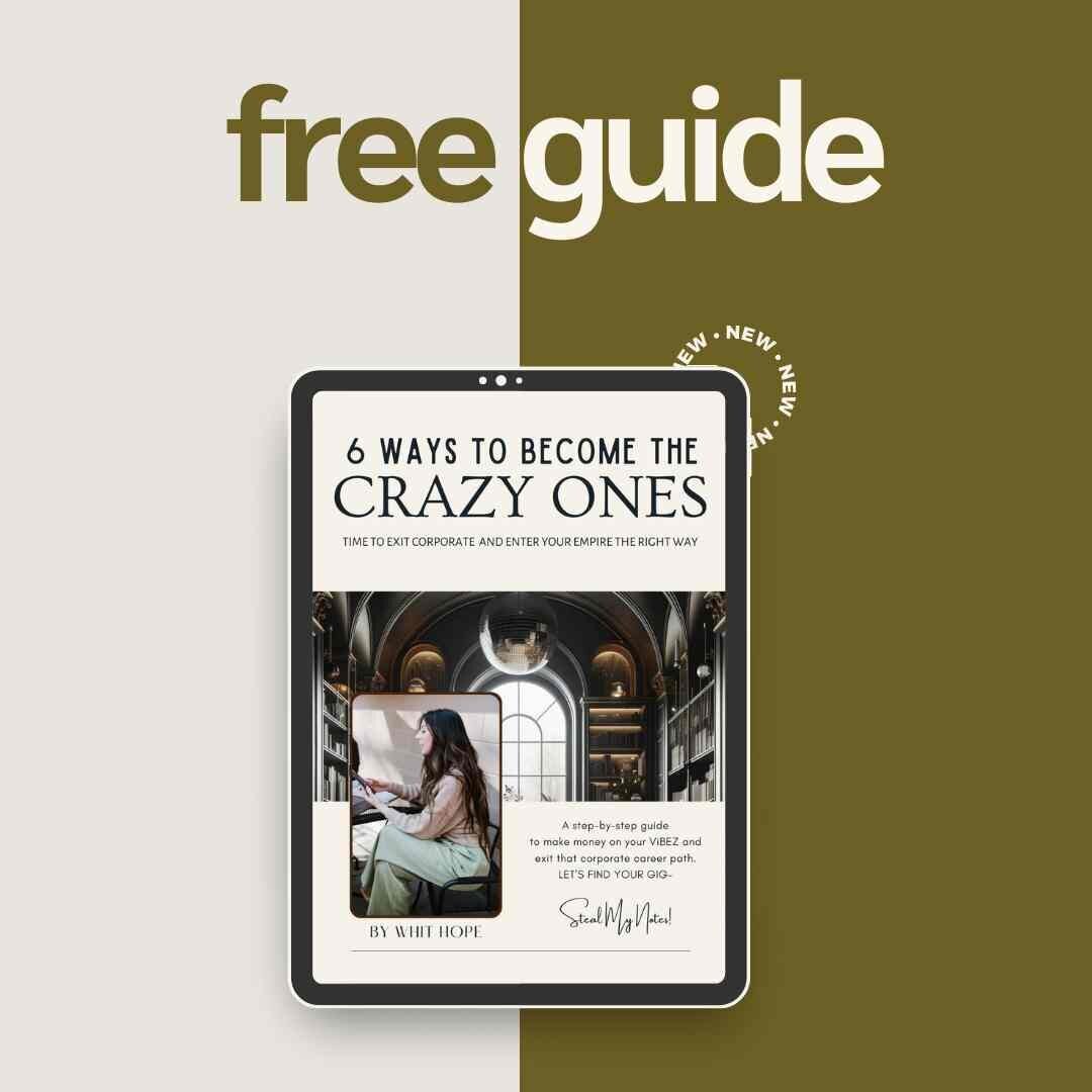 Beige Black Modern Free Guide Mockup Instagram Post