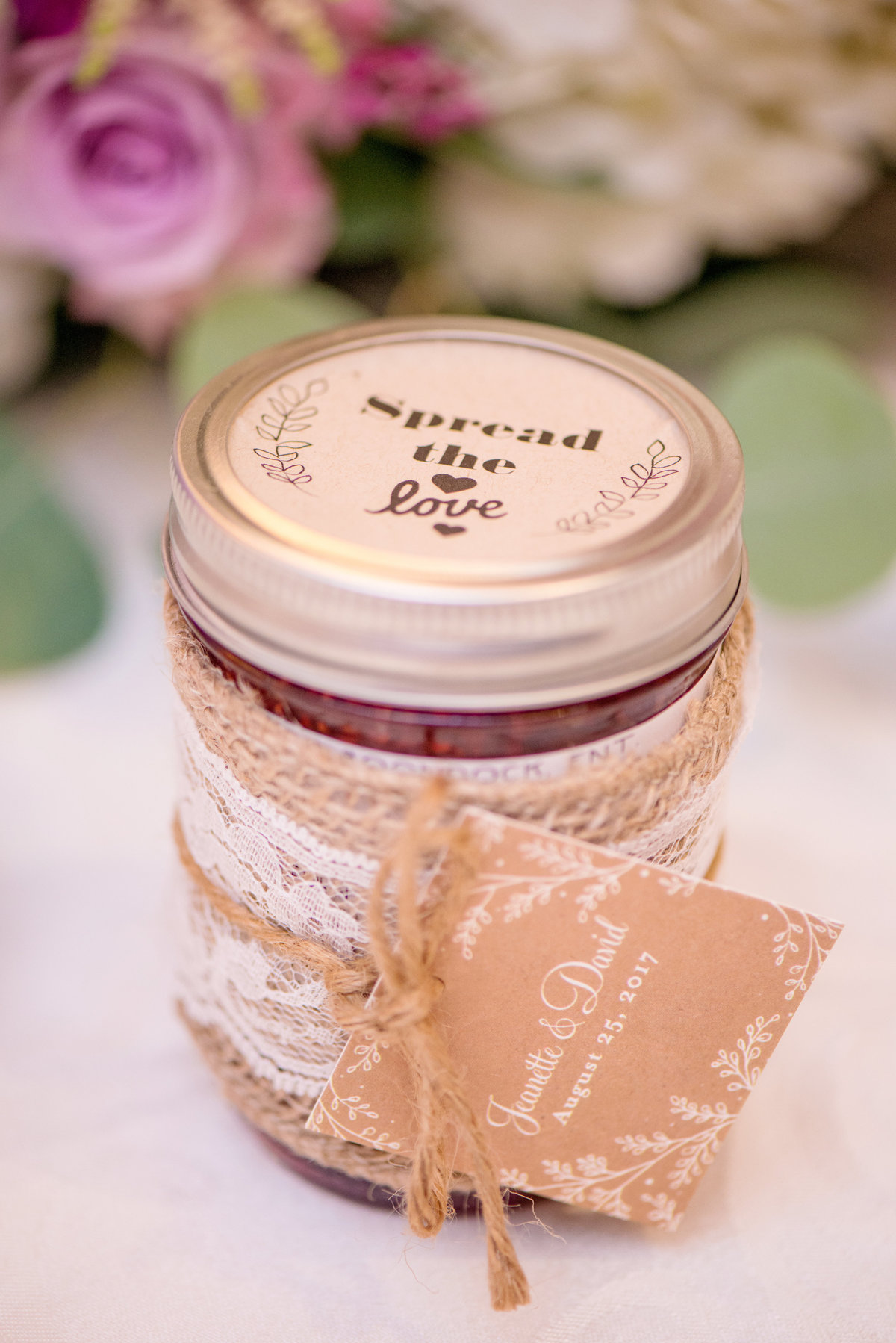 wedding favor from Willow Creek Golf and Country Club