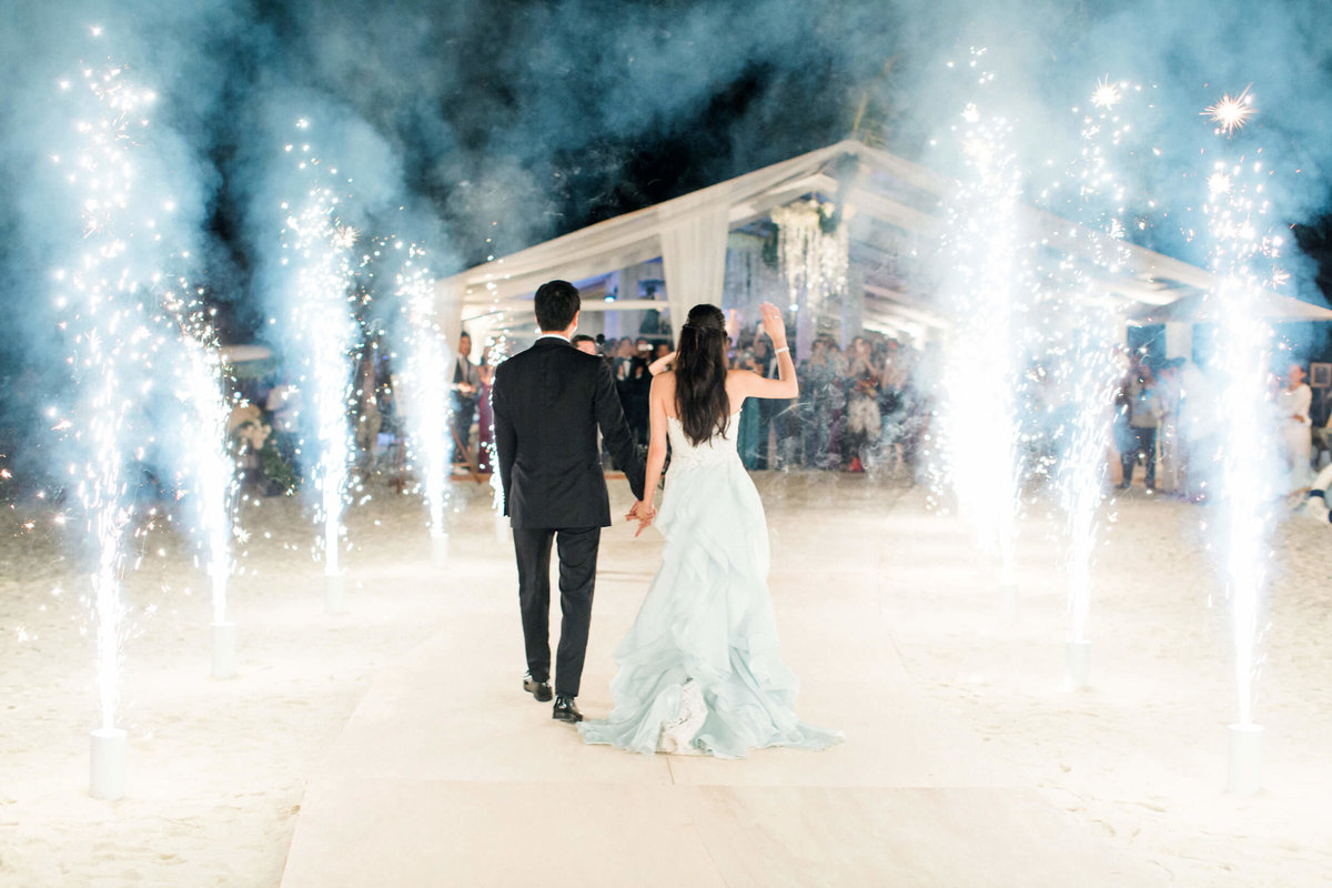70-KTMerry-wedding-reception-fireworks-Maldives