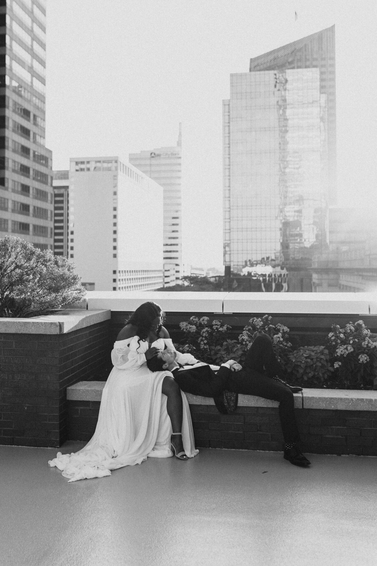 Couple with Indy Skyline