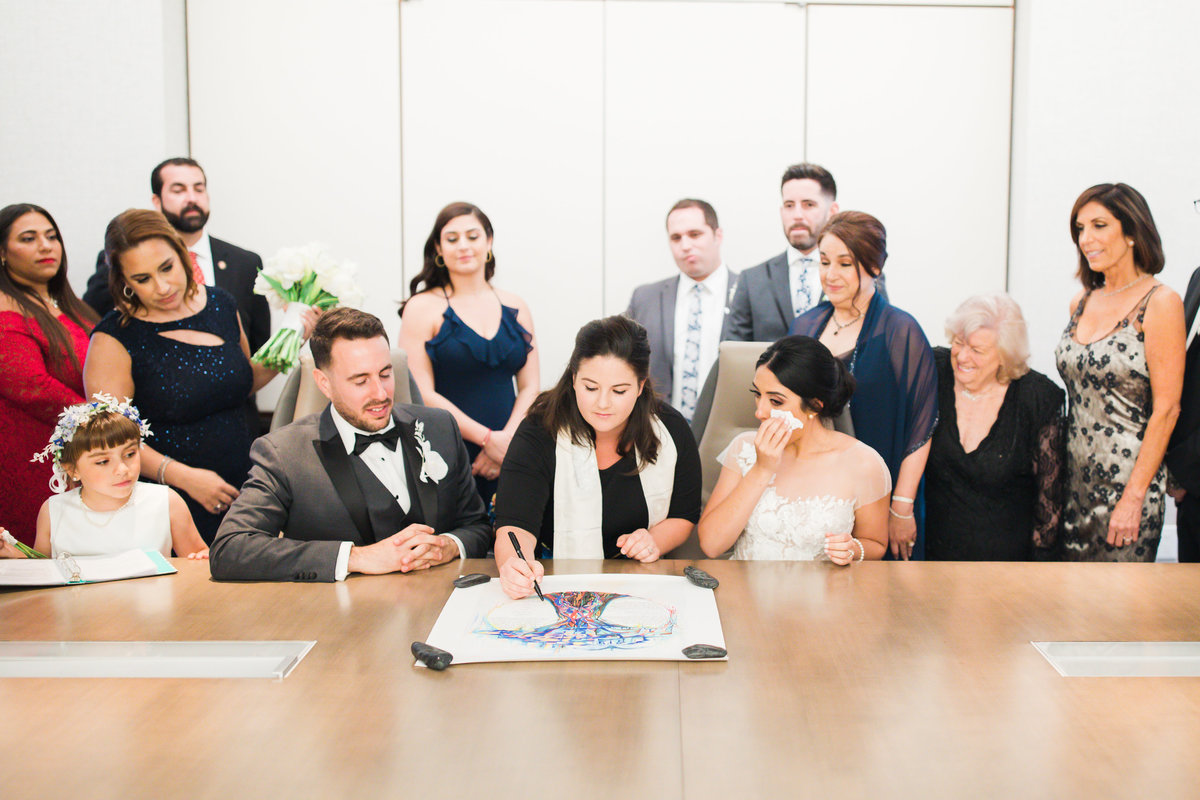 Ketubah Signing - Jewish Wedding Photographer