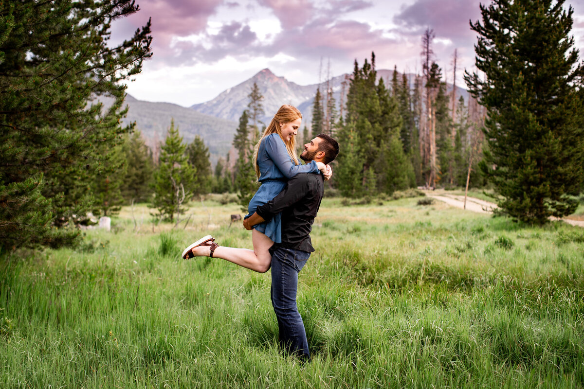 rocky mountain national park engagement session (2)