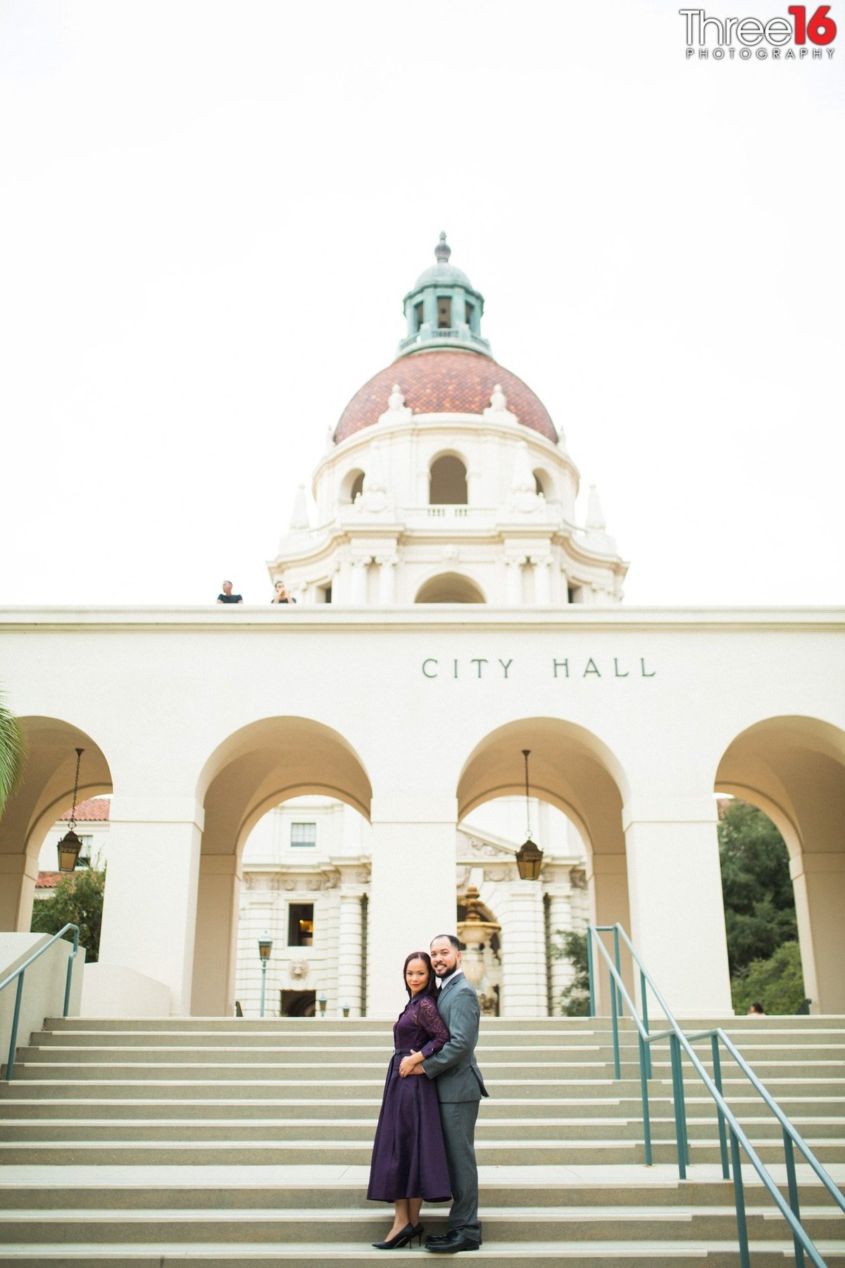 Pasadena City Hall Engagement Photos Los Angeles County Wedding Professional Photography