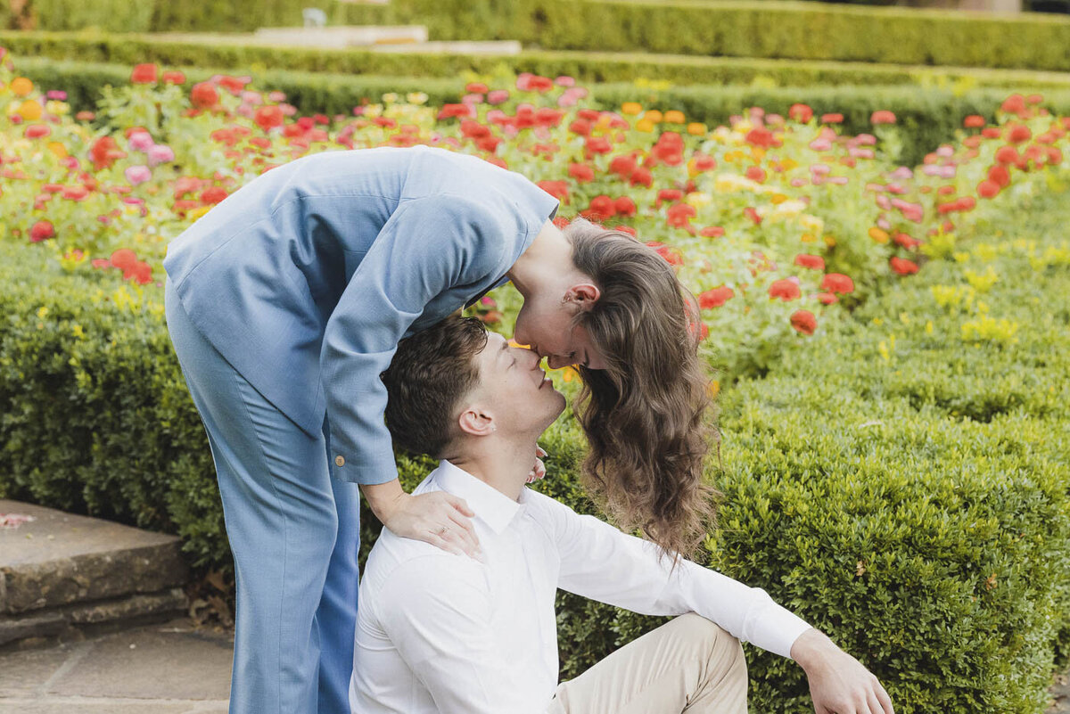 Lily & Skyler - Philbrook Museum of Art Engagement Session-65