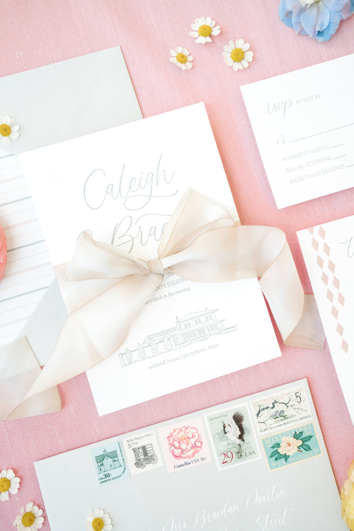Luxury Wedding Stationery and Signage | Owl & Envelope | Austin, California and New York
