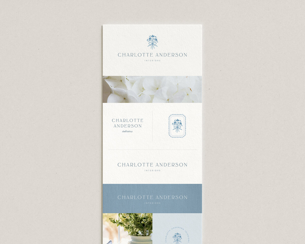 Charlotte Semi Custom Brand Template | Floral, Feminine, Classic Brand by Sarah Ann Design