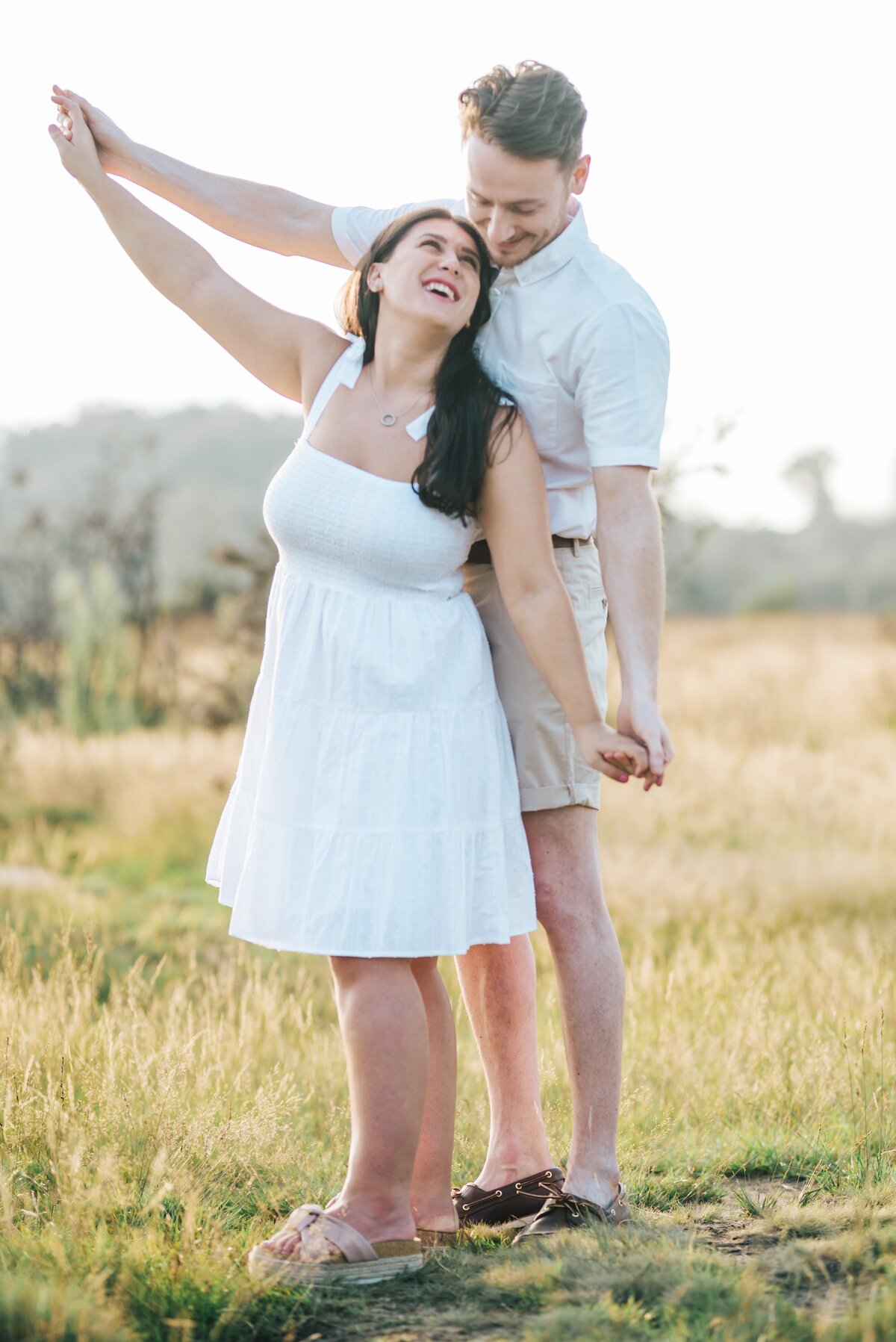 Light and airy pre wedding shoot