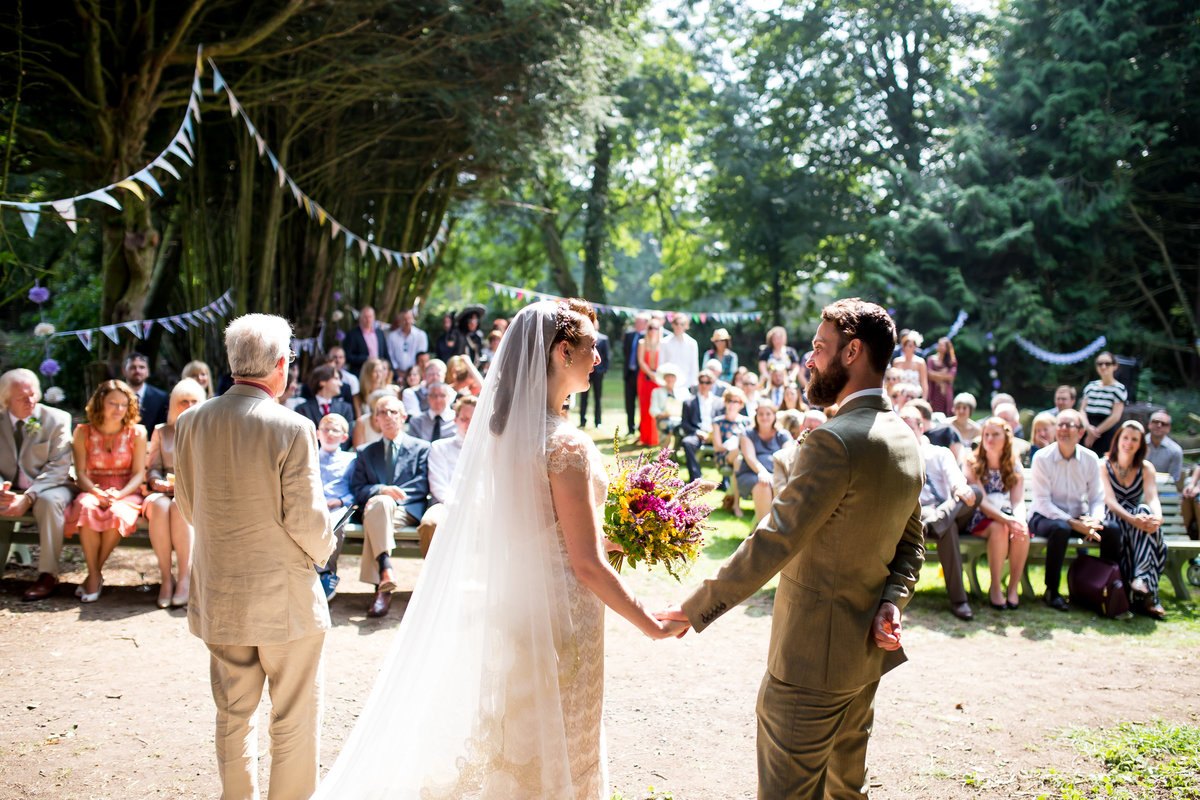 Humanist wedding ceremony in Devon