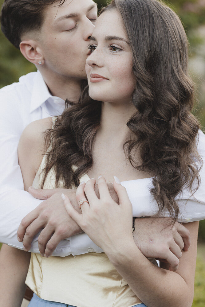 Lily & Skyler - Philbrook Museum of Art Engagement Session-31